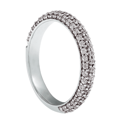 Pacific Jewelry & Watches we buy and appraise diamond jewelry - diamond ring cutout detail shot